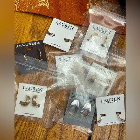 Ralph Lauren Jewelry - NWT! Bundle of 8 Comfort Clip-On Earrings